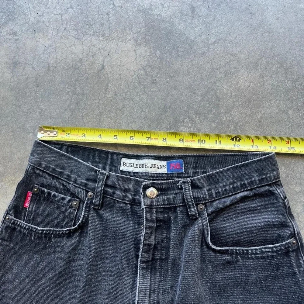 Vintage Y2K bugle boy black denim jeans 28